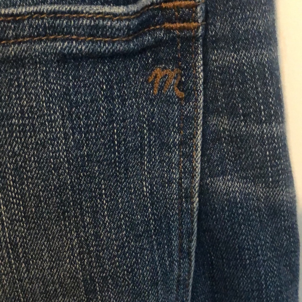 MADEWELL 9" High Rise Skinny Distressed Raw Hem Jeans Size 29 - Picture 7 of 11